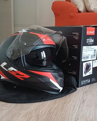 CASCO INTEGRALE LS2 FF800 STORM RACER ROSSO