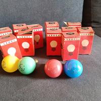 lampadine colorate vintage Leuci 200v 14e verde 