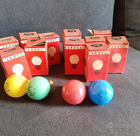 lampadine colorate vintage Leuci 200v 14e verde 