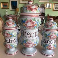 Lotto ceramica albarelli farmacia nove pivato