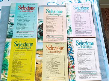6 RIVISTE 1972 SELEZIONE READERS DIGEST