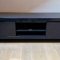 mobile per tv nero laccato