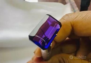 Naturale originali e setificato amethyst 15.60 ct