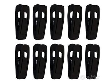 SET  *NUOVO* 8 MOLLETTE VELLUTO PER APPENDIABITI