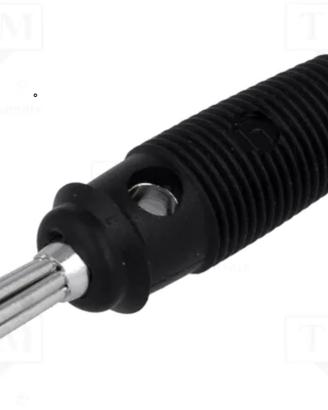Connettore banana Nero 4mm (Professionale)