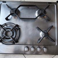 piano cottura 4 fuochi