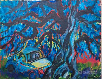2 quadri acrilico 40x50 Totò Amico