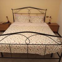 Struttura iletto in ferro e rete a doghe larghe