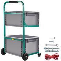 Carrello di Riciclaggio Carrello in Acciaio 58 x 4