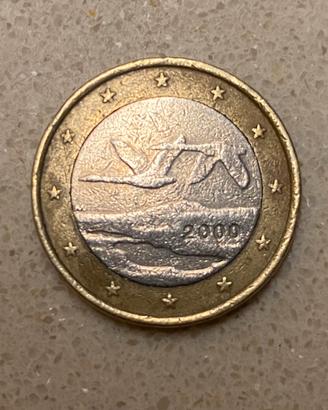 Moneta rara 1 euro del 2000 Finlandia