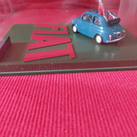 Modellino vintage fiat 500 in scatola