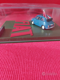 Modellino vintage fiat 500 in scatola
