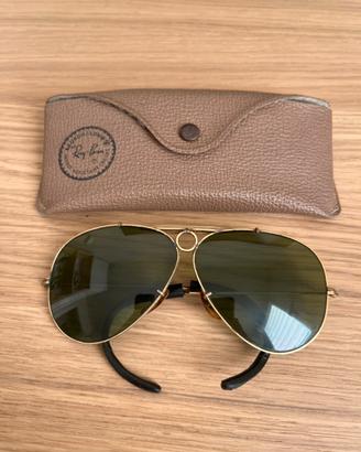 Ray-Ban Shooter Vintage B&L USA 1/30 10K GO Anni60