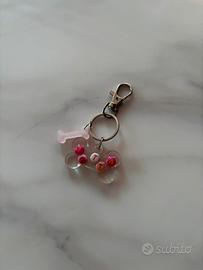 Portachiavi artigianale a forma di osso 🦴