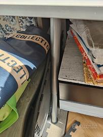 Scrivania IKEA 160x80 bianca altezza regolabile