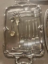 Stock Posate + Vassoi Acciaio Inox 18/10 33 pezzi