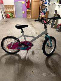 Bici bambina decathlon 14”