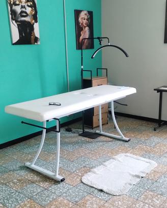 lettino massaggi lampada estetico 