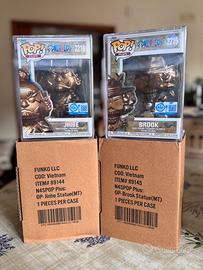 Funko pop One piece Brook e Jinbe