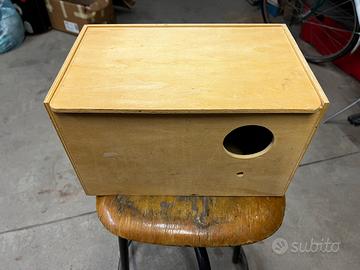 casetta per pappagalli nuova