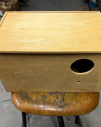 casetta per pappagalli nuova