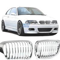 GRIGLIE BMW E46 COUPE CABRIO 99-03 LOOK M CROMATO