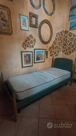 Letto con rete e materasso nuovi