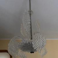lampadario in vetro di Murano primi '900