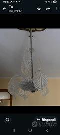 lampadario in vetro di Murano primi '900