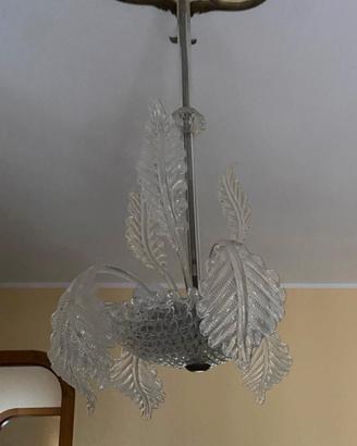 lampadario in vetro di Murano primi '900