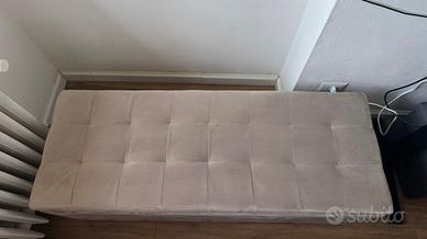 Puof contenitore beige