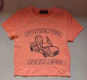 maglia maniche corte da ragazzina