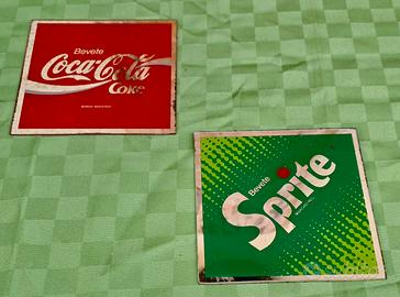 Coppia Vetrofanie a Specchio Coca-Cola / Sprite