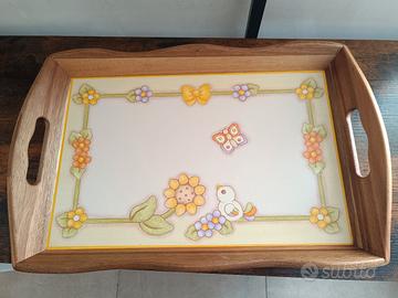 vassoio thun in legno