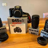 Splendido corredo Pentax 645N boxed