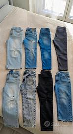 Set 8 jeans donna firmati. Zara, Only, JDY ecc