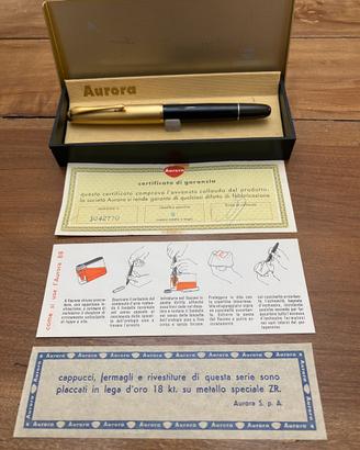Penna Stilografica Aurora 88 Vintage Full Set