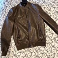 Giubbino eco pelle TG L marrone