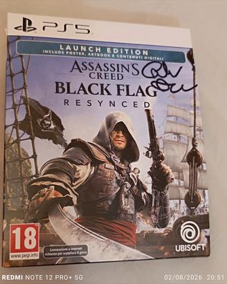 Assassin's Creed Black flag recynced firmato