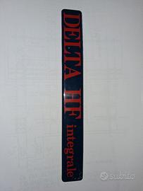 Targhetta resinata lancia delta 