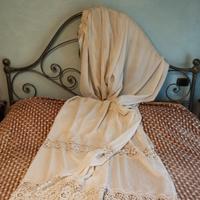 Vintage Tenda a due teli con pizzo