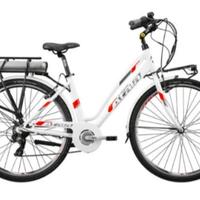 Bici Elettrica ATALA E-RUN 7.1 BIANCA e ROSSA 28''