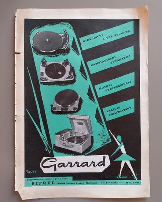 Pubblicità Garrard
