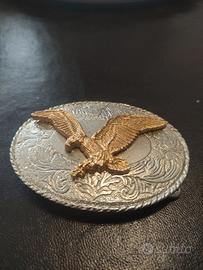 fibbia america Vintage anni 80 