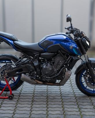 MT 07 ABS 35 Kw depotenziata (A2) Icon Blue 8750Km