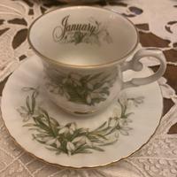 Rara tazza caffè January Royal China Bavaria