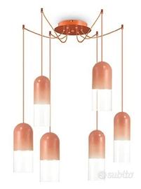 Lampadario Ideal Lux-MILD SP6 ARANCIO