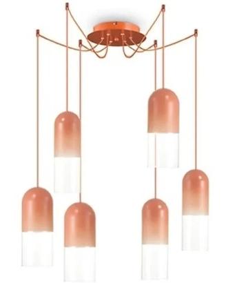 Lampadario Ideal Lux-MILD SP6 ARANCIO