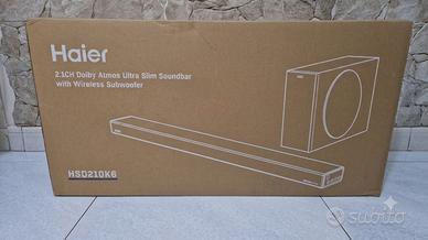 Soundbar Haier 2.1 Atmos HSD210K nuova in garanzia
