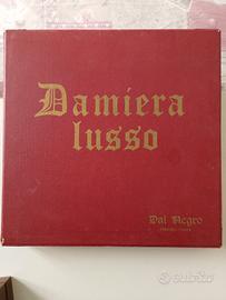Del Nero Lusso Damiera con Scacchi e dadi
